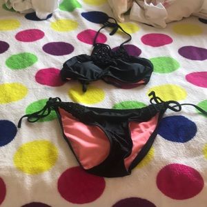 black bathing suit !!